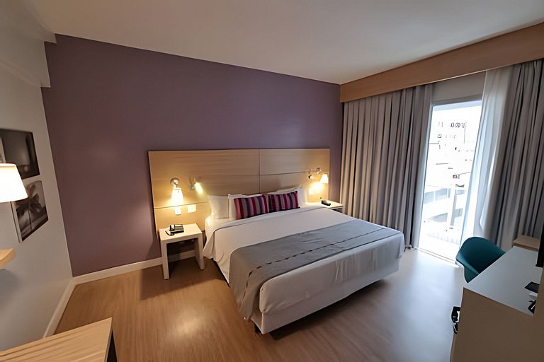 Stay Inn Santos sua acomodação com cara de Hotel