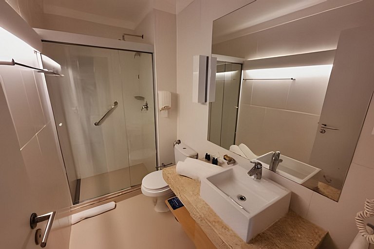 Stay Inn Santos sua acomodação com cara de Hotel