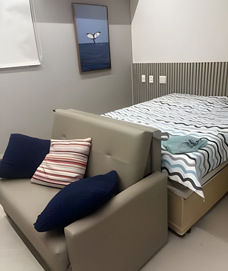 Flat Stay Inn com cozinha e VISTA MAR