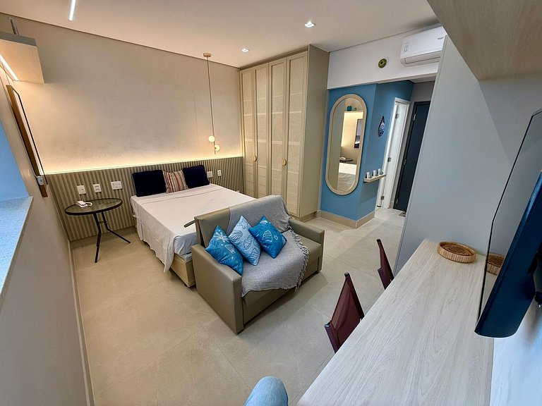 Flat Stay Inn com cozinha e VISTA MAR