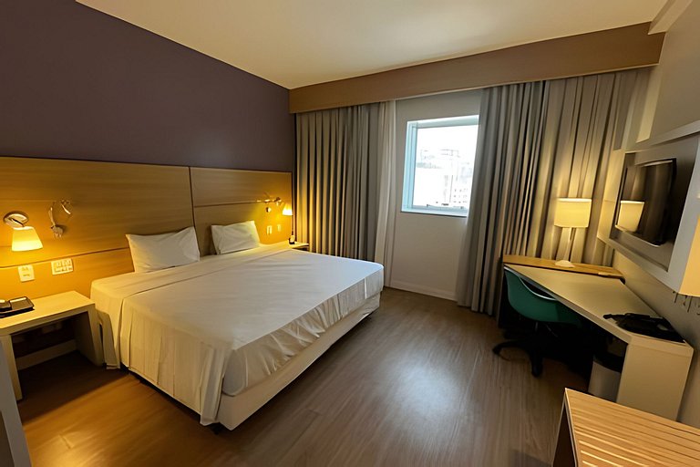 Stay Inn Santos sua acomodação com cara de Hotel