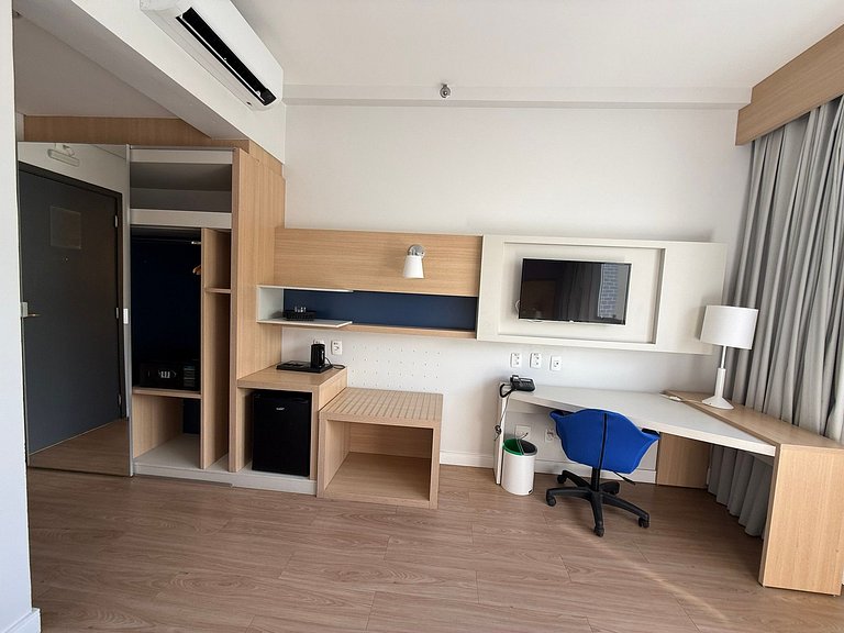 Stay Inn Santos sua acomodação com cara de Hotel