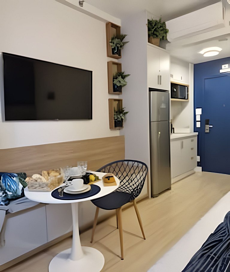 Conforto e sofisticação, ótima localização