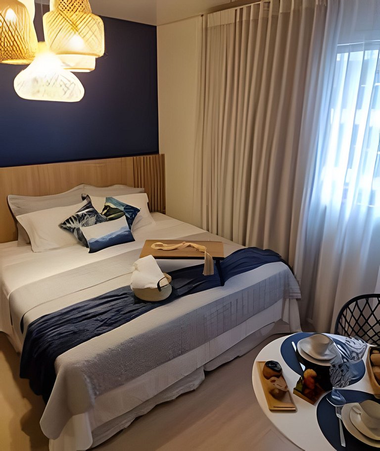 Conforto e sofisticação, ótima localização