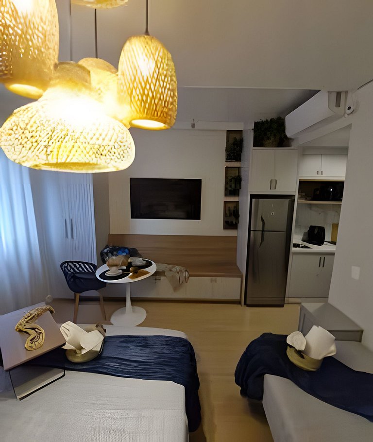 Conforto e sofisticação, ótima localização