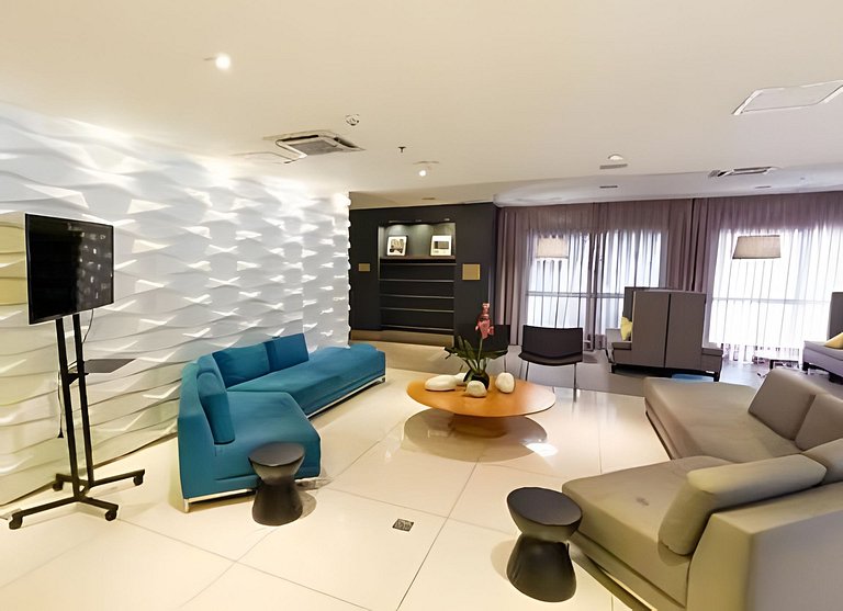Conforto e sofisticação, ótima localização