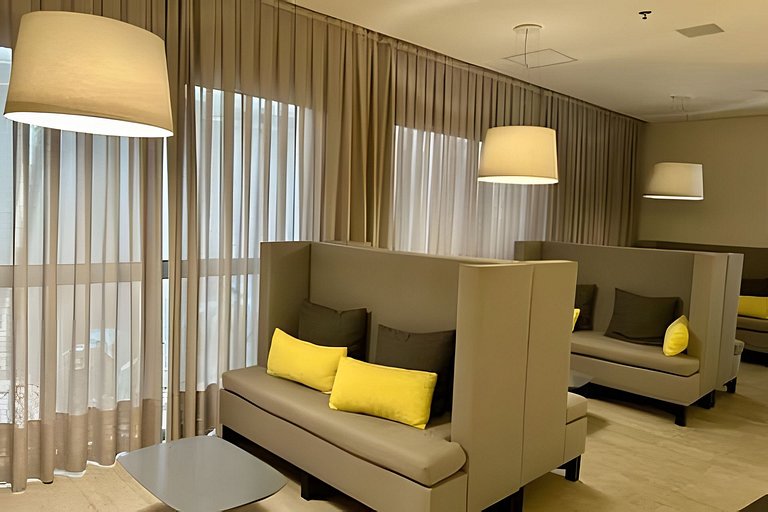 Conforto e sofisticação, ótima localização