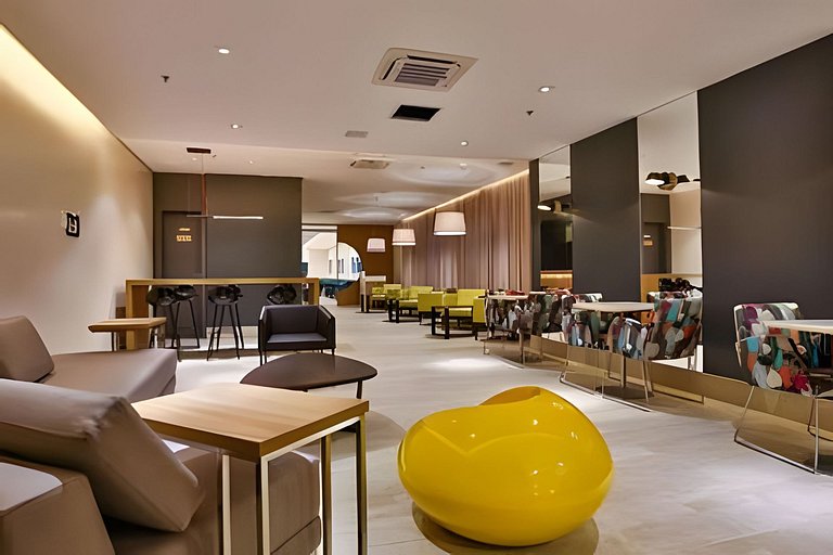 Conforto e sofisticação, ótima localização