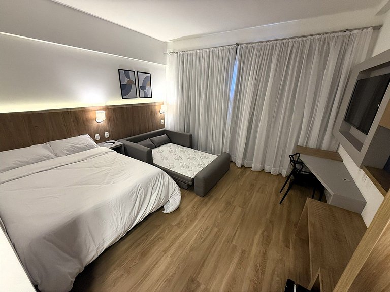 Stay Inn Vista Mar parcial com piscina e na praia