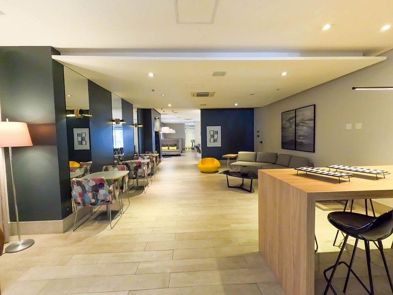 Stay Inn Vista Mar parcial com piscina e na praia