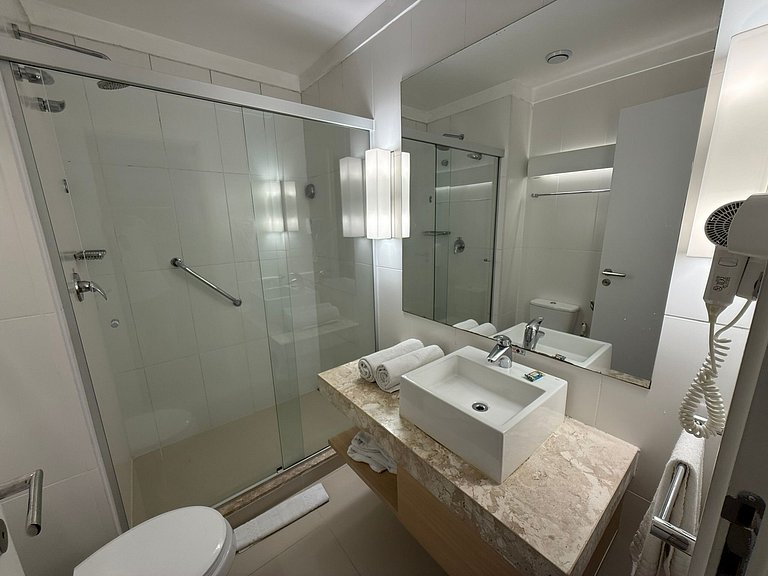 Stay Inn Santos sua acomodação com cara de Hotel