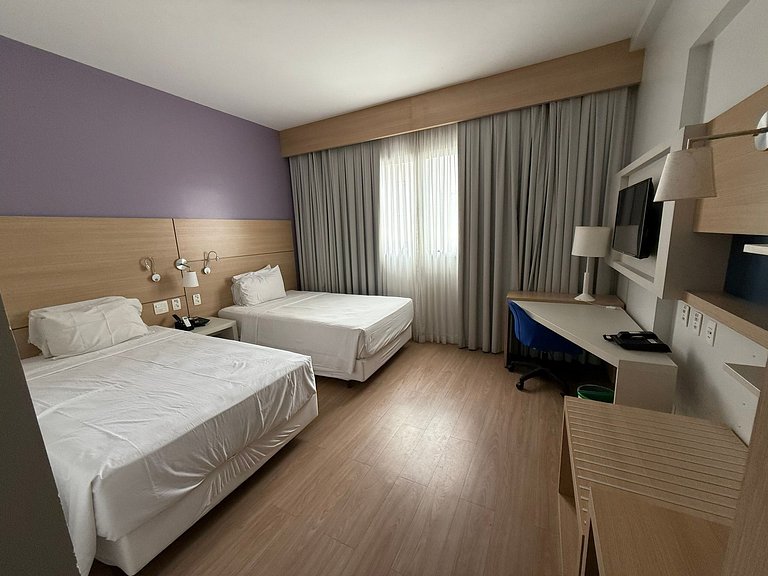 Stay Inn Santos sua acomodação com cara de Hotel