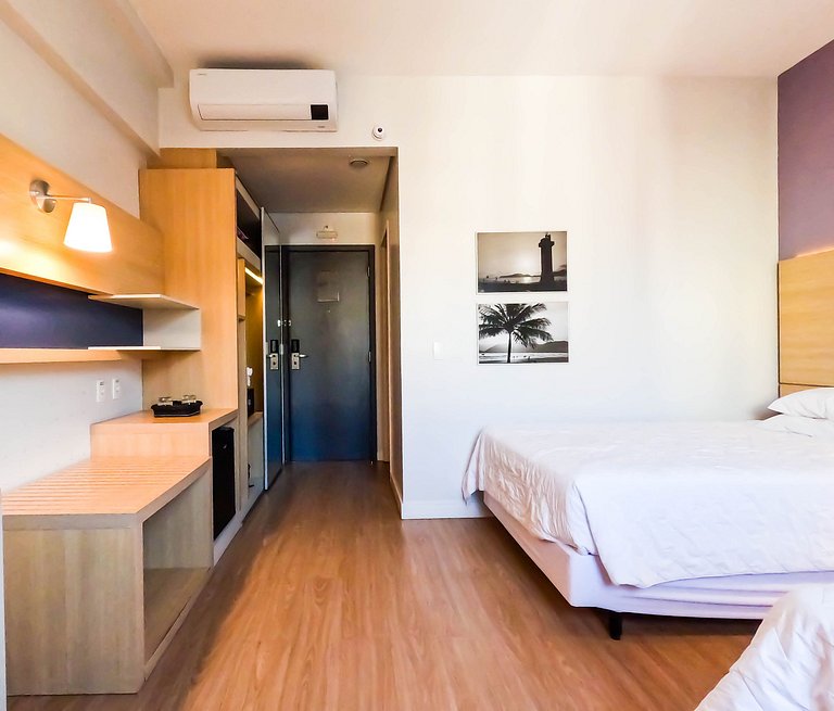 Stay Inn Santos sua acomodação com cara de Hotel