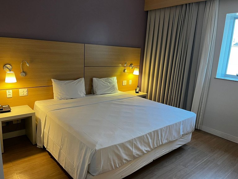 Stay Inn Santos sua acomodação com cara de Hotel