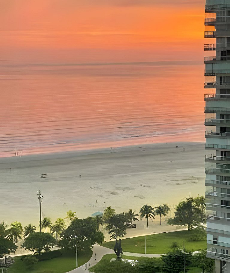 Unique Flat 24o andar com Vista Mar Incrível!