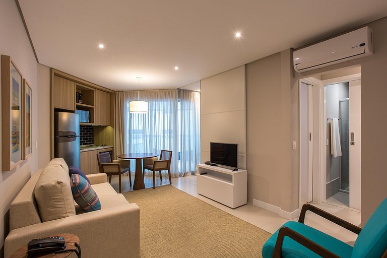 Unique Flat 24o andar com Vista Mar Incrível!