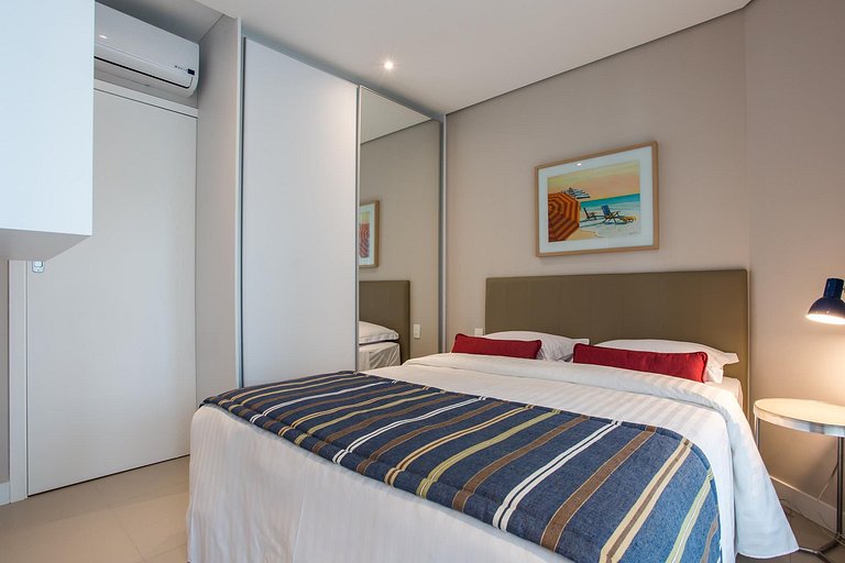 Unique Flat 24o andar com Vista Mar Incrível!