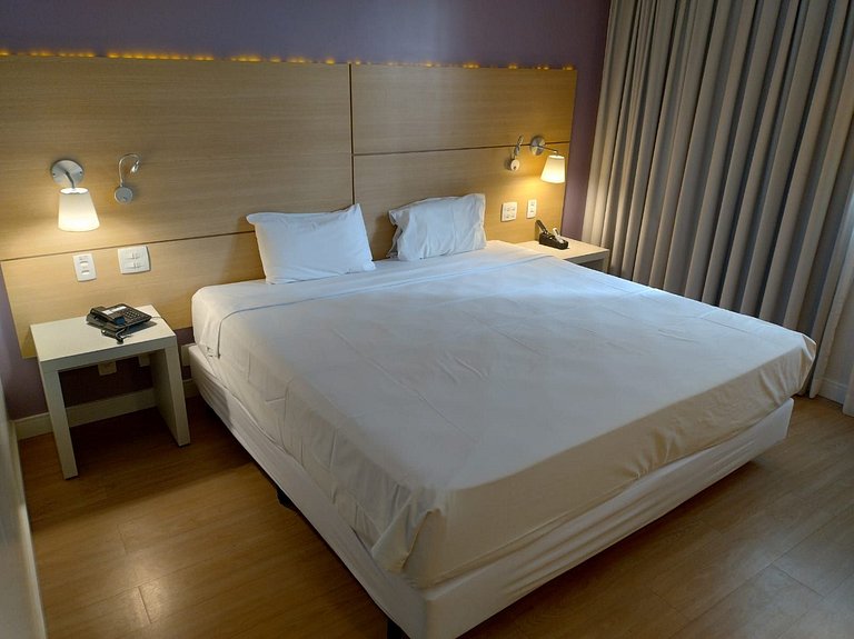 Stay Inn Santos sua acomodação com cara de Hotel