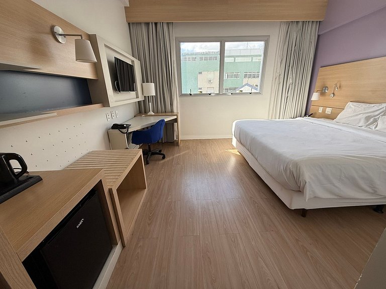 Stay Inn Santos sua acomodação com cara de Hotel