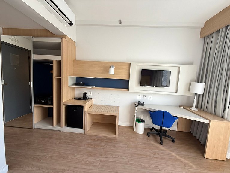 Stay Inn Santos sua acomodação com cara de Hotel