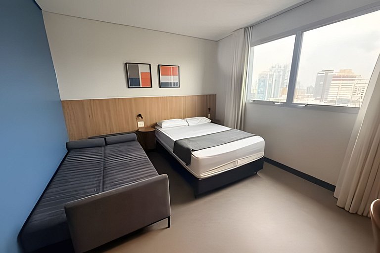 Stay Inn vista livre, piscina e ao lado da praia