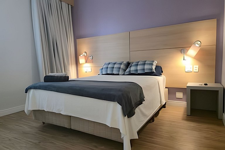 Suíte Aconchegante- Gonzaga Conforto e Estilo