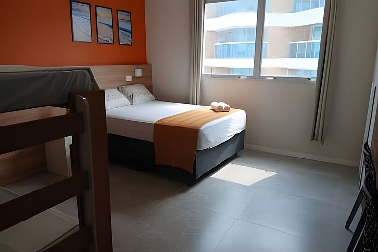 Suíte Family Design: Completo p/ até 5p no Gonzaga