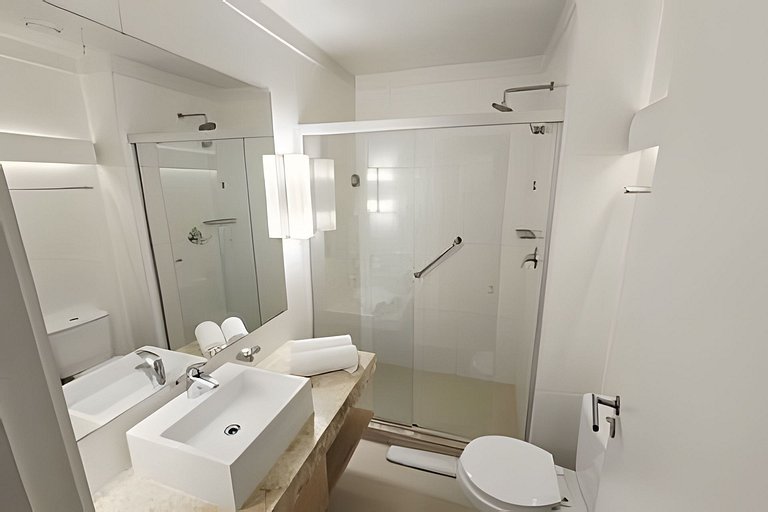 Studio Luxo King: A 100m da Praia no Gonzaga