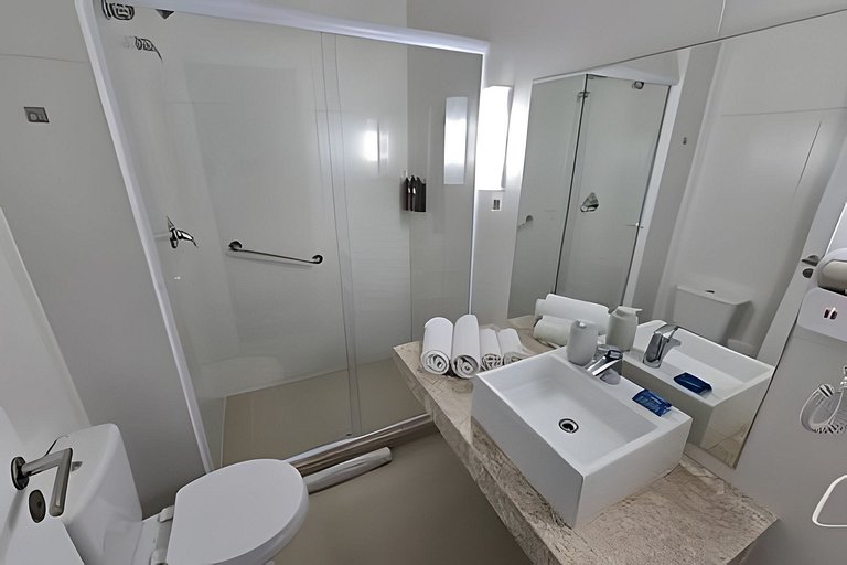 Studio Conforto a 50m da Praia no Gonzaga