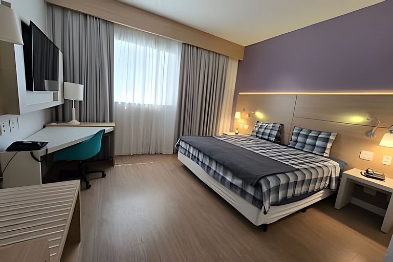 Suíte King Prime Sono de Hotel e Estilo Urbano