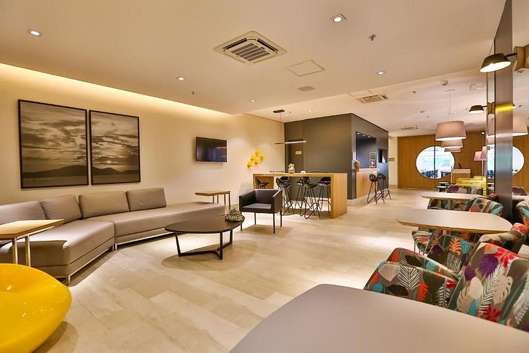 Stay Inn Santos Sua acomodação com cara de Hotel