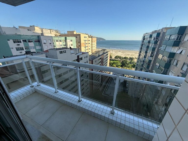 Suíte aconchegante vista Frente ao Mar em Santos